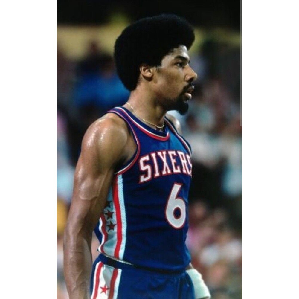 Julius Erving (Dr.J)-(76ers)-(Blue)-(Jersey)-(New Condition)-(Size:XL)-$100.00 - Picture 10 of 10